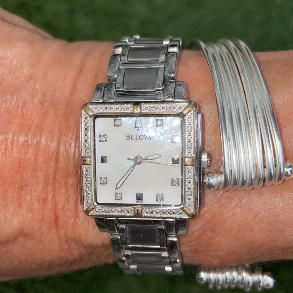 Ladies' Bulova Sport Diamond Accent Watch